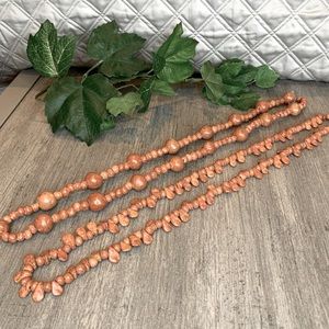 Vintage Oaxaca Red Clay Artisan Trade Beads